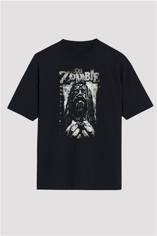 Rob Zombie Siyah Unisex Oversize Tişört T-Shirt