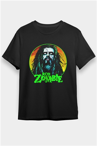 Rob Zombie Siyah Unisex Tişört T-Shirt - TişörtFabrikası