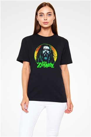 Rob Zombie Siyah Unisex Tişört T-Shirt - TişörtFabrikası