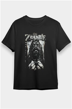 Rob Zombie Siyah Unisex Tişört T-Shirt - TişörtFabrikası