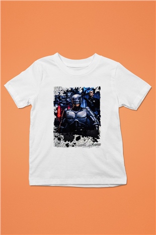 RoboCop Beyaz Unisex Çocuk Tişört
