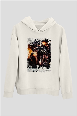 RoboCop Beyaz Unisex Hoodie