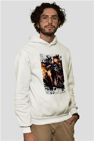 RoboCop Beyaz Unisex Hoodie