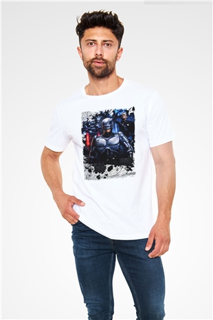 RoboCop Beyaz Unisex Tişört T-Shirt
