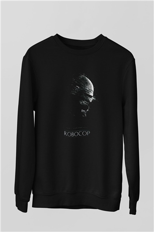 RoboCop Siyah Unisex Sweatshirt