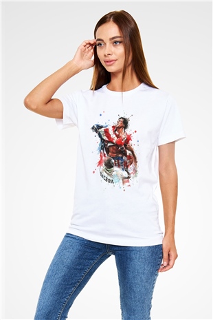 Rocky Beyaz Unisex Tişört T-Shirt