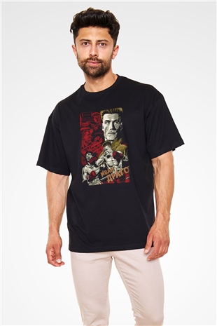 Rocky Siyah Unisex Oversize Tişört T-Shirt