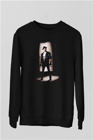 Rocky Siyah Unisex Sweatshirt
