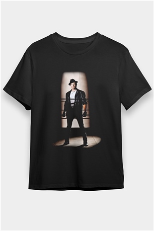 Rocky Siyah Unisex Tişört T-Shirt