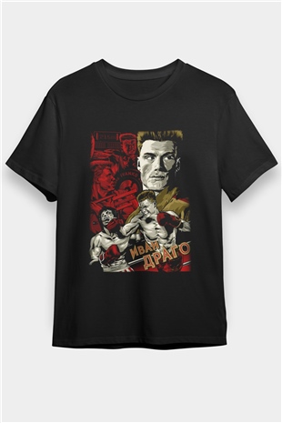 Rocky Siyah Unisex Tişört T-Shirt