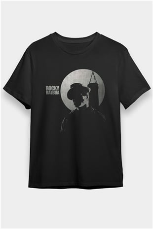 Rocky Siyah Unisex Tişört T-Shirt