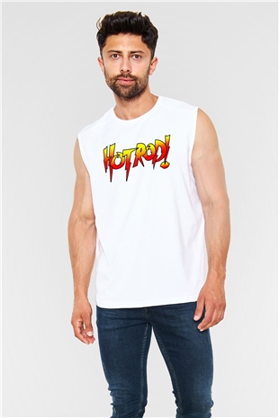 Roddy Piper Beyaz Unisex  Kolsuz Tişört