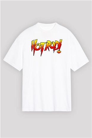 Roddy Piper Beyaz Oversize Tişört