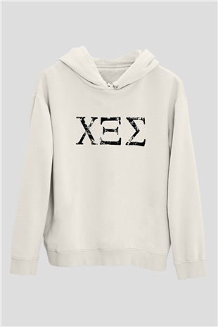 Rotting Christ Beyaz Unisex Kapşonlu Sweatshirt