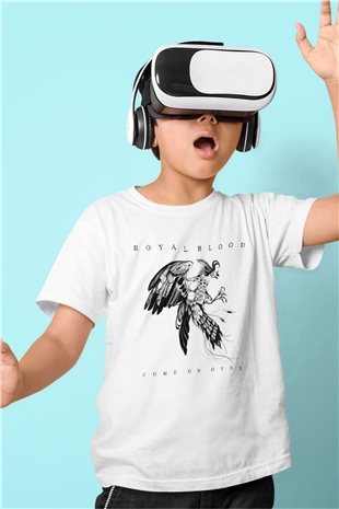 Royal Blood Beyaz Unisex Çocuk Tişört