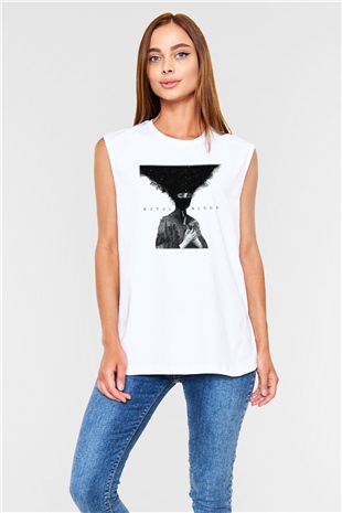 Royal Blood Beyaz Unisex Kolsuz Tişört