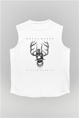 Royal Blood Beyaz Unisex Kolsuz Tişört