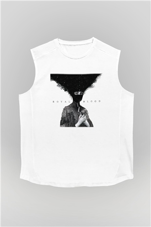 Royal Blood Beyaz Unisex Kolsuz Tişört