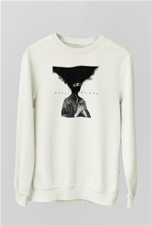 Royal Blood Beyaz Unisex Sweatshirt