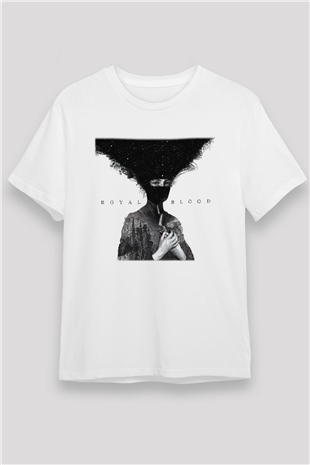 Royal Blood Beyaz Unisex Tişört T-Shirt - TişörtFabrikası