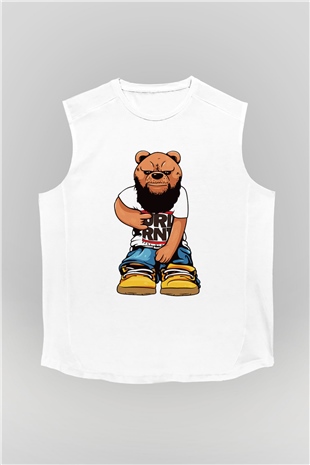 Run DMC Beyaz Unisex Kolsuz Tişört