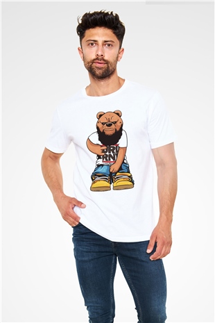 Run DMC Beyaz Unisex Tişört T-Shirt - TişörtFabrikası