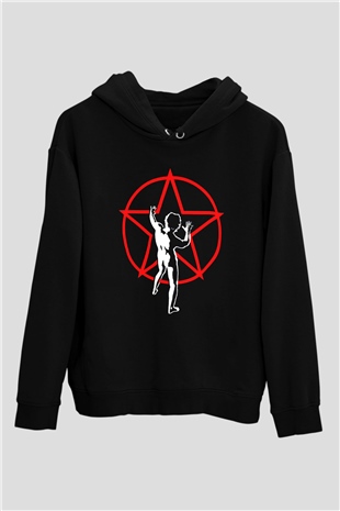 Rush Siyah Unisex Hoodie