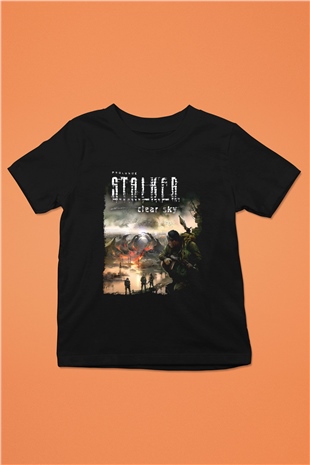 S.T.A.L.K.E.R. Siyah Unisex Çocuk Tişört
