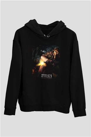 S.T.A.L.K.E.R. Siyah Unisex Hoodie