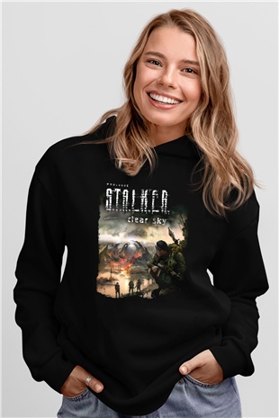 S.T.A.L.K.E.R. Siyah Unisex Hoodie
