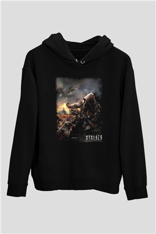 S.T.A.L.K.E.R. Siyah Unisex Hoodie