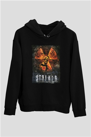 S.T.A.L.K.E.R. Siyah Unisex Hoodie