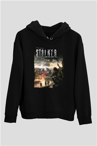 S.T.A.L.K.E.R. Siyah Unisex Hoodie