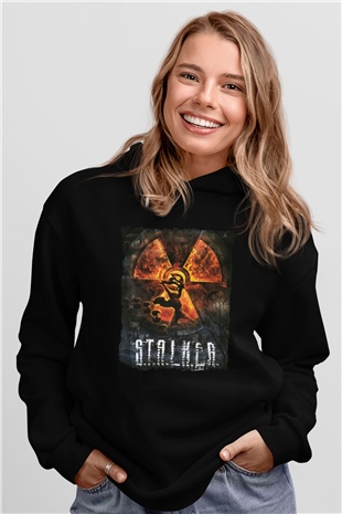 S.T.A.L.K.E.R. Siyah Unisex Hoodie