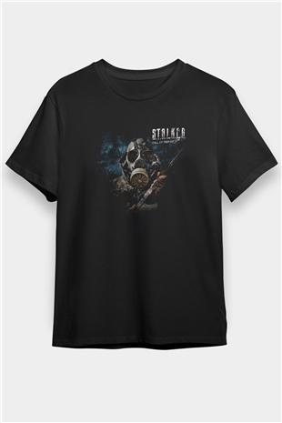 S.T.A.L.K.E.R. Siyah Unisex Tişört T-Shirt