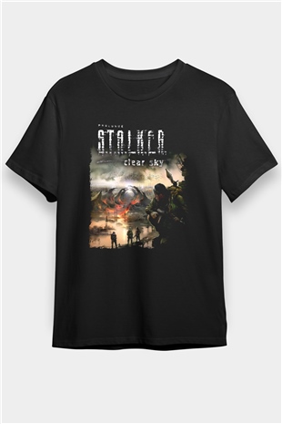 S.T.A.L.K.E.R. Siyah Unisex Tişört T-Shirt