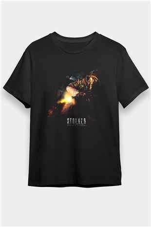 S.T.A.L.K.E.R. Siyah Unisex Tişört T-Shirt