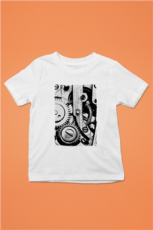 Saatçi Beyaz Unisex Çocuk Tişört