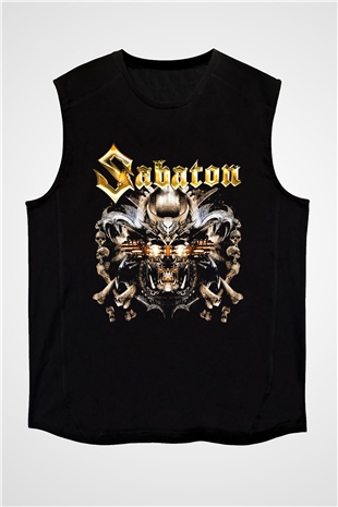 Sabaton Siyah Unisex Kolsuz Tişört