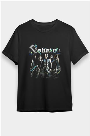 Sabaton Siyah Unisex Tişört T-Shirt - TişörtFabrikası