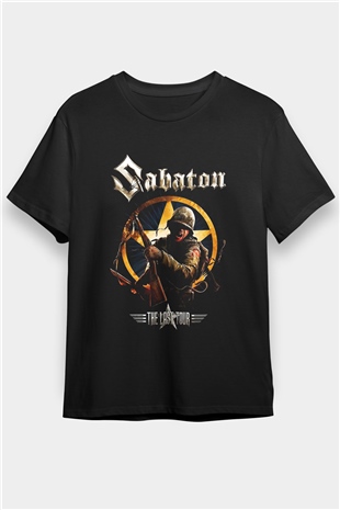 Sabaton Siyah Unisex Tişört T-Shirt - TişörtFabrikası