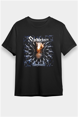 Sabaton Siyah Unisex Tişört T-Shirt - TişörtFabrikası