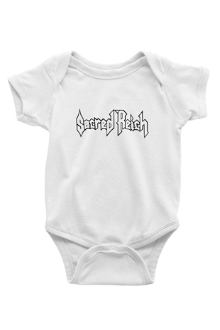 Sacred Reich Baskılı Beyaz Unisex Bebek Body - Zıbın