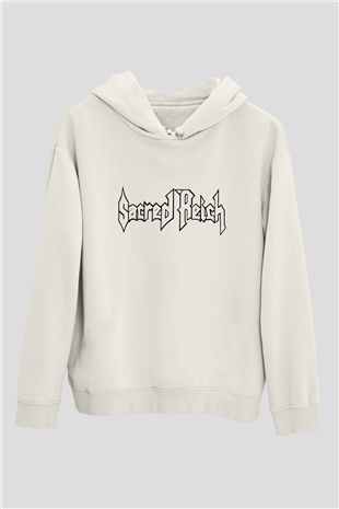 Sacred Reich Beyaz Unisex Hoodie