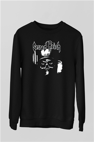 Sacred Reich Siyah Unisex Sweatshirt