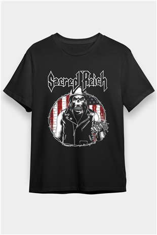 Sacred Reich Siyah Unisex Tişört T-Shirt - TişörtFabrikası