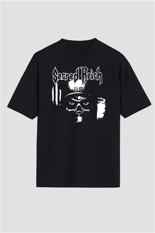 Sacred Reich Siyah Oversize Tişört Oversize T-shirt - TişörtFabrikası