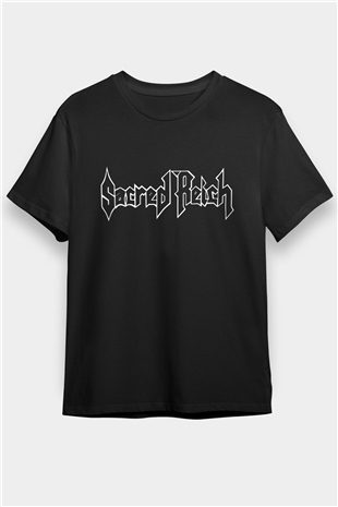 Sacred Reich Siyah Unisex Tişört T-Shirt - TişörtFabrikası