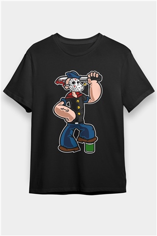 Sailor Mass Murderer Temel Reis Baskılı Siyah Unisex Tişört