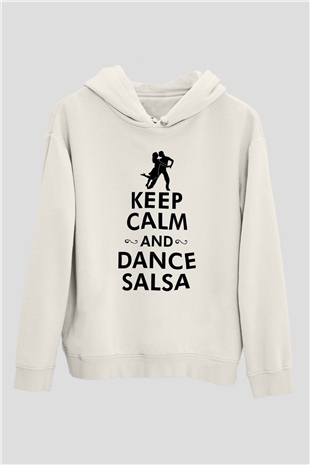 Salsa Beyaz Unisex Hoodie